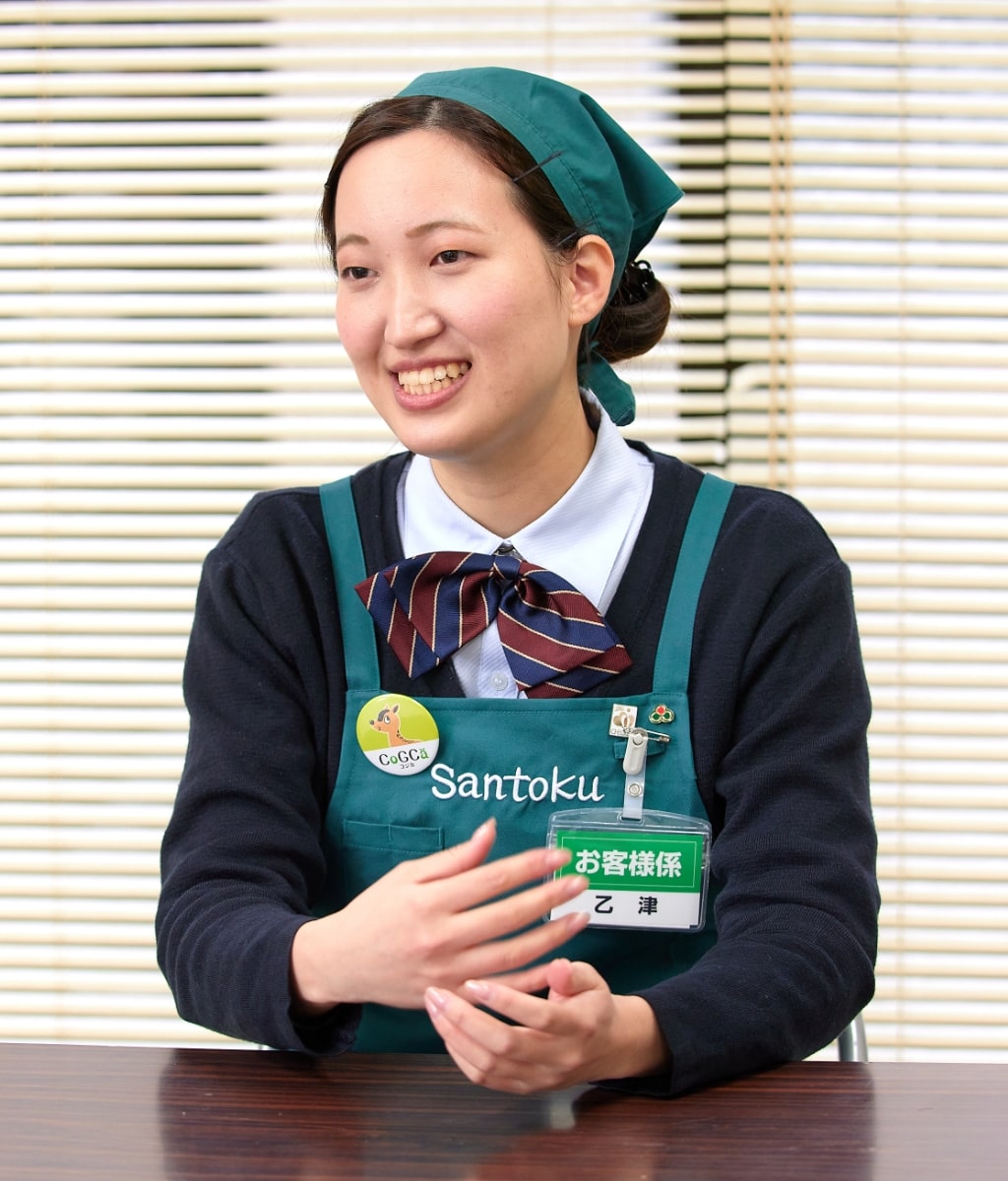 インタビューの様子